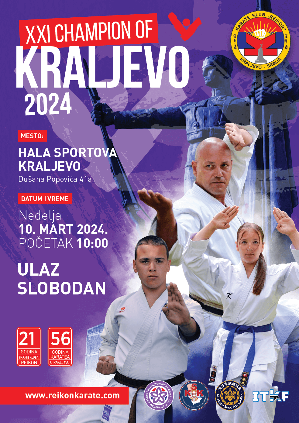 Najava Za XXI Champion Of Kraljevo 2024